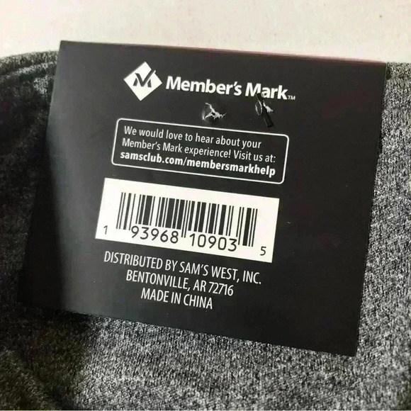 Members Mark High Rise Ankle Leggings Moisture Wicking Material Gray Size XL - Picture 6 of 10